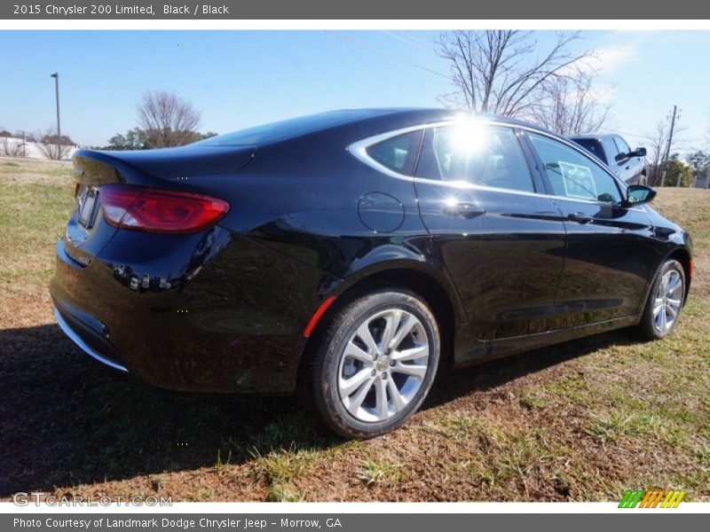 Black / Black 2015 Chrysler 200 Limited