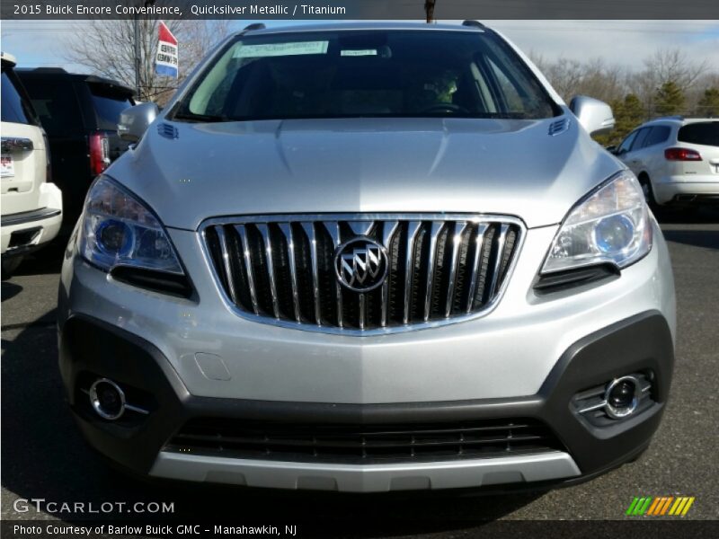 Quicksilver Metallic / Titanium 2015 Buick Encore Convenience