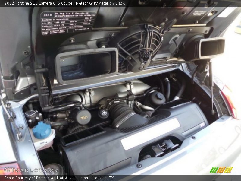 Meteor Grey Metallic / Black 2012 Porsche 911 Carrera GTS Coupe