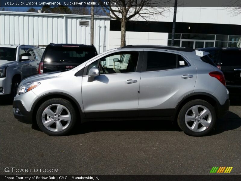 Quicksilver Metallic / Titanium 2015 Buick Encore Convenience