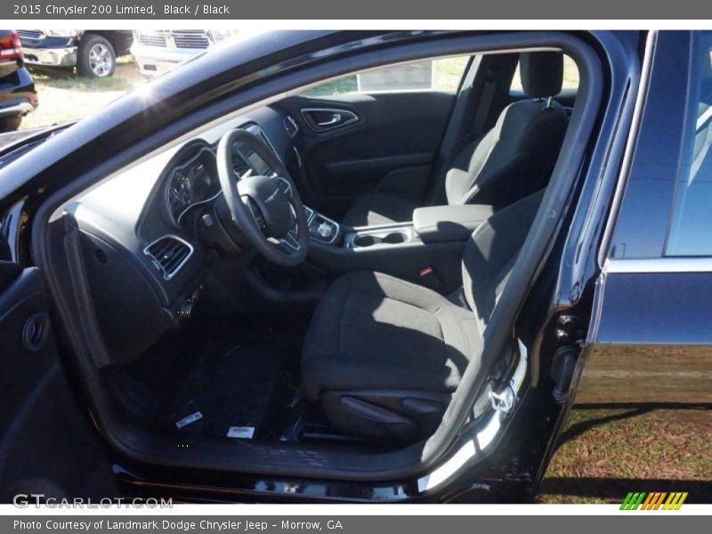 Black / Black 2015 Chrysler 200 Limited