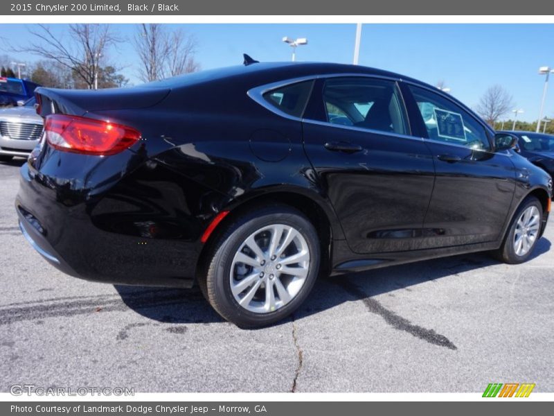 Black / Black 2015 Chrysler 200 Limited