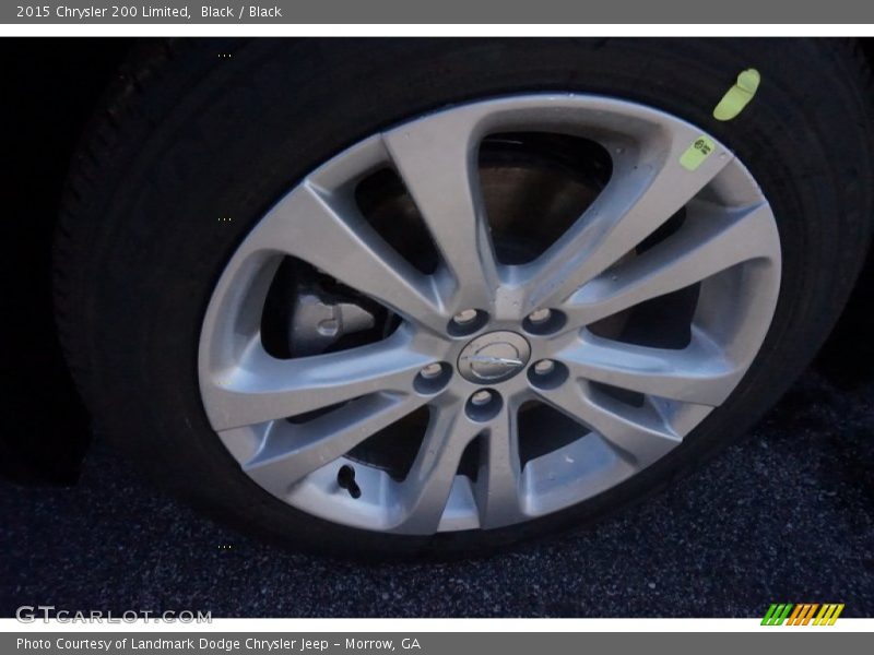 Black / Black 2015 Chrysler 200 Limited