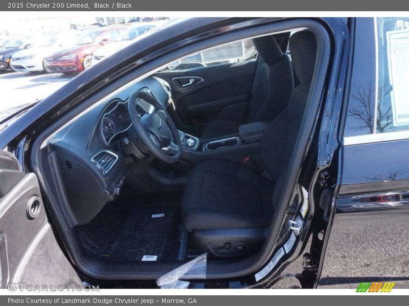 Black / Black 2015 Chrysler 200 Limited
