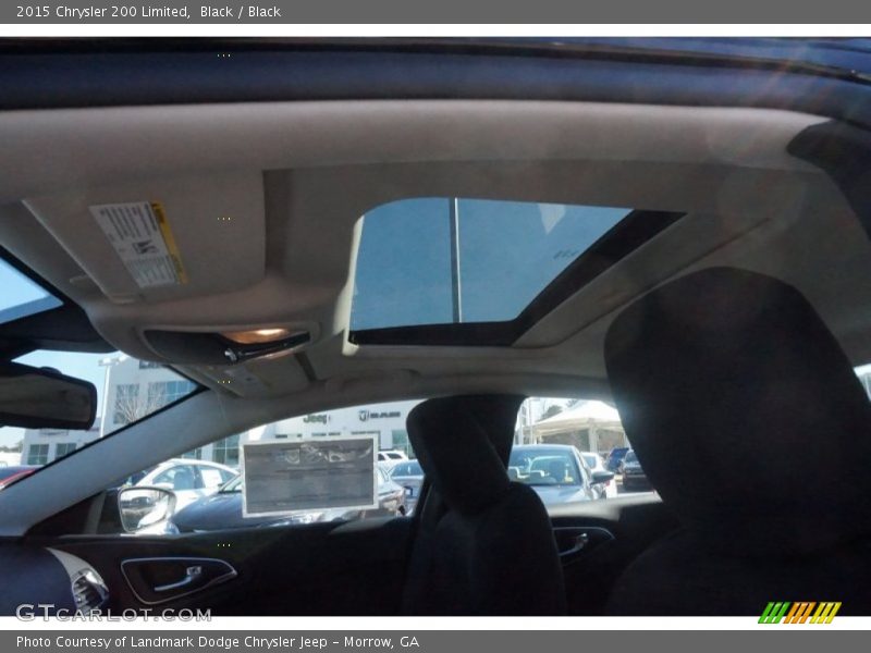 Black / Black 2015 Chrysler 200 Limited