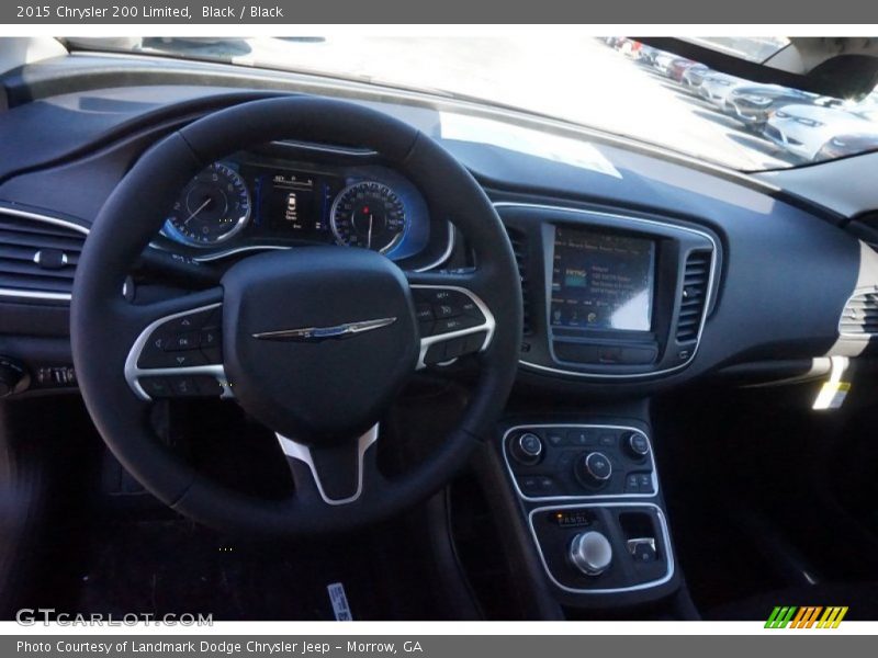 Black / Black 2015 Chrysler 200 Limited