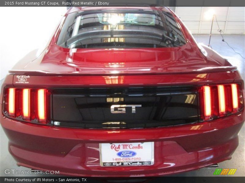 Ruby Red Metallic / Ebony 2015 Ford Mustang GT Coupe