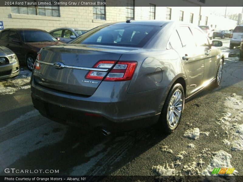 Sterling Gray / Charcoal Black 2014 Ford Taurus Limited