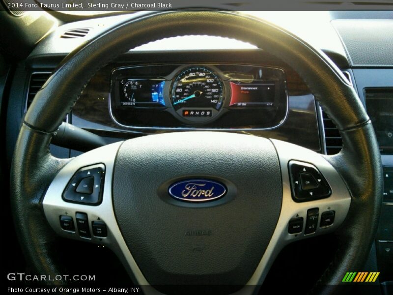 Sterling Gray / Charcoal Black 2014 Ford Taurus Limited