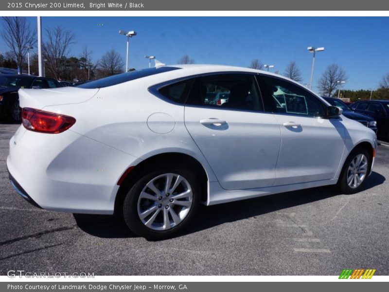 Bright White / Black 2015 Chrysler 200 Limited