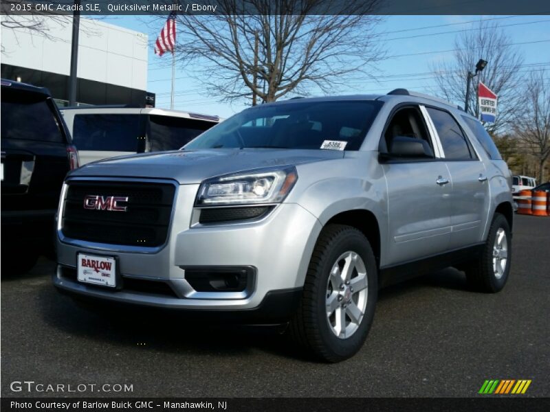 Quicksilver Metallic / Ebony 2015 GMC Acadia SLE