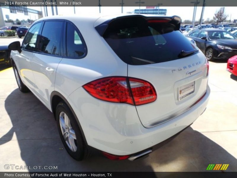 White / Black 2014 Porsche Cayenne Diesel