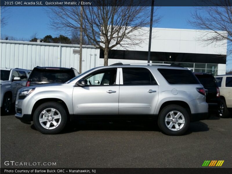 Quicksilver Metallic / Ebony 2015 GMC Acadia SLE
