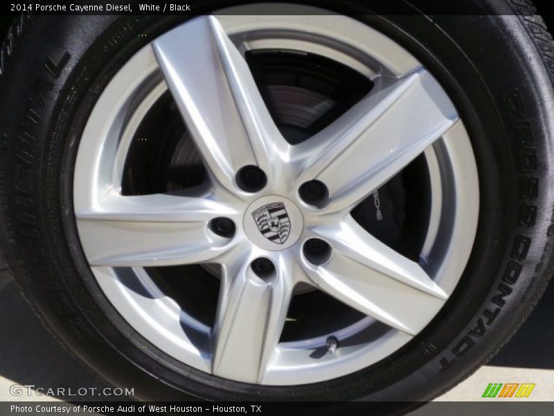 White / Black 2014 Porsche Cayenne Diesel