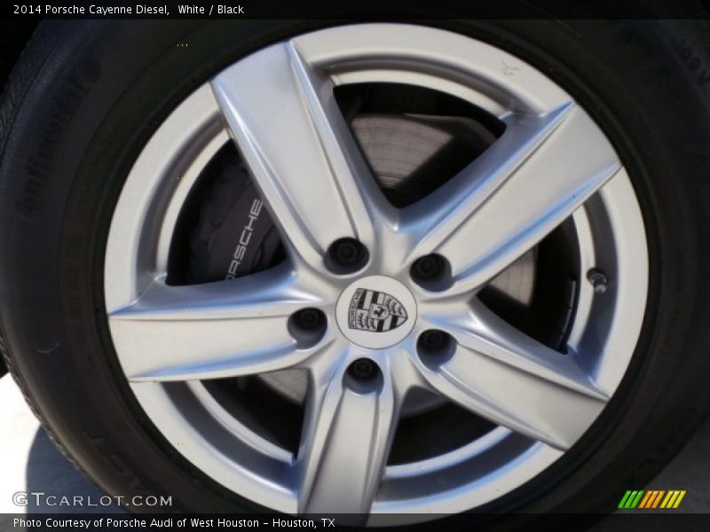 White / Black 2014 Porsche Cayenne Diesel