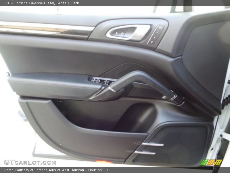White / Black 2014 Porsche Cayenne Diesel