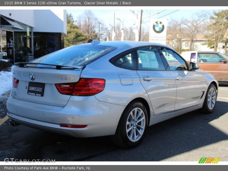 Glacier Silver Metallic / Black 2015 BMW 3 Series 328i xDrive Gran Turismo