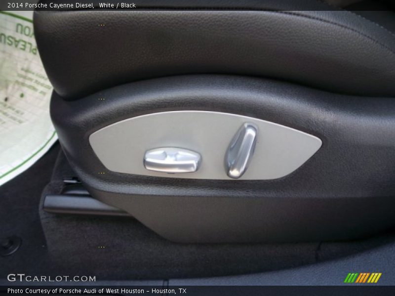 White / Black 2014 Porsche Cayenne Diesel