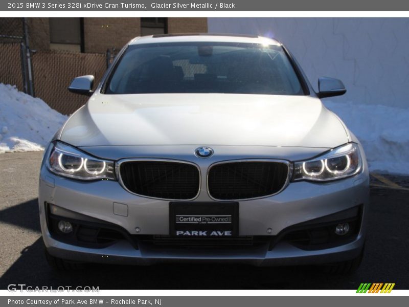 Glacier Silver Metallic / Black 2015 BMW 3 Series 328i xDrive Gran Turismo