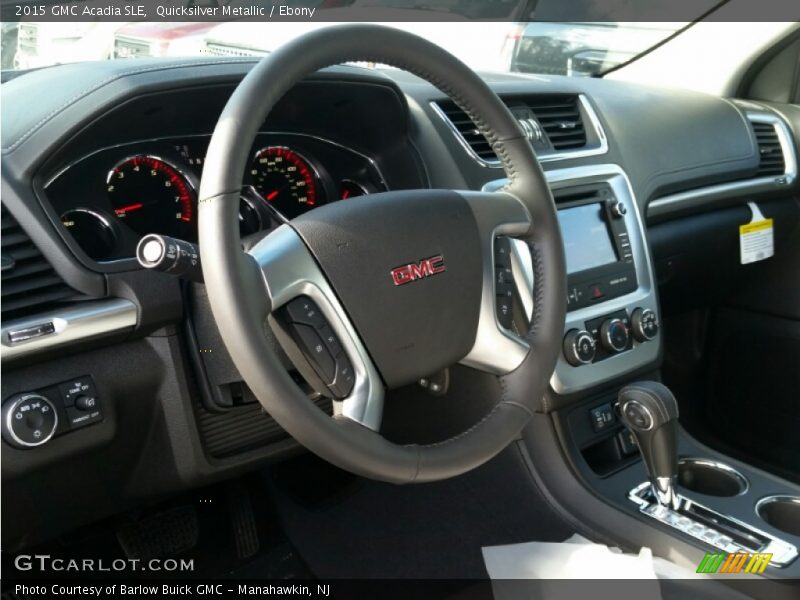 Quicksilver Metallic / Ebony 2015 GMC Acadia SLE
