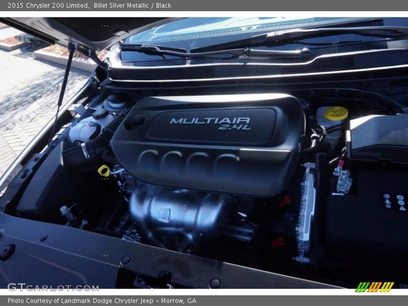 Billet Silver Metallic / Black 2015 Chrysler 200 Limited