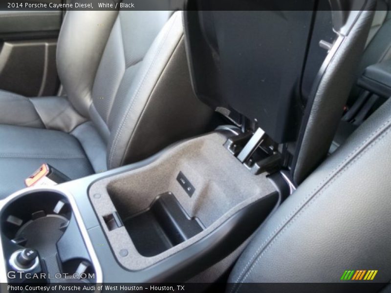 White / Black 2014 Porsche Cayenne Diesel