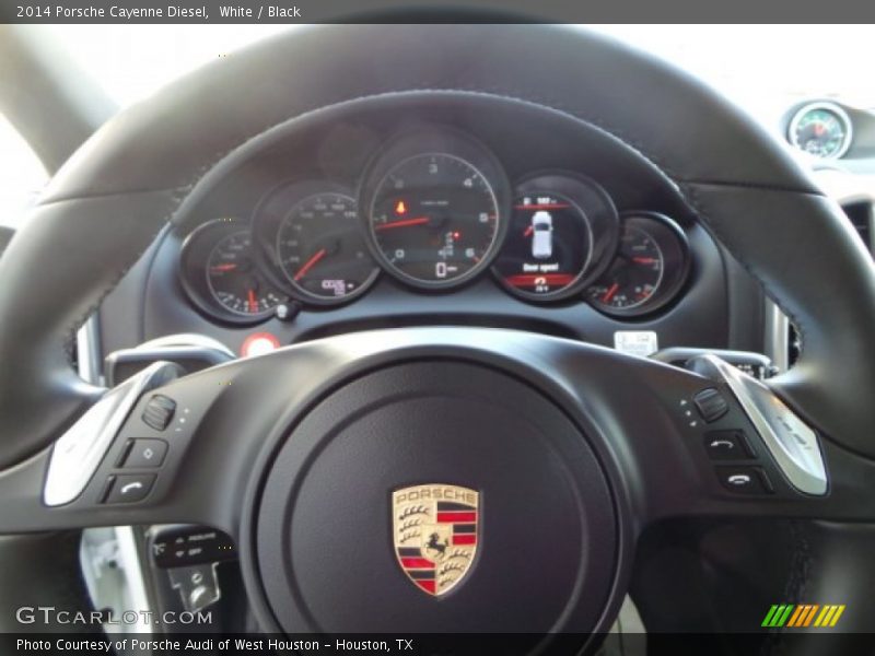 White / Black 2014 Porsche Cayenne Diesel