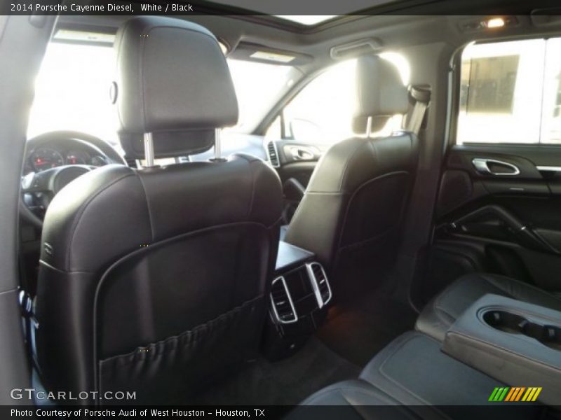 White / Black 2014 Porsche Cayenne Diesel
