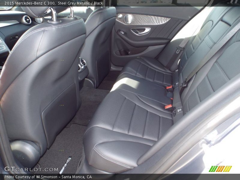 Steel Grey Metallic / Black 2015 Mercedes-Benz C 300