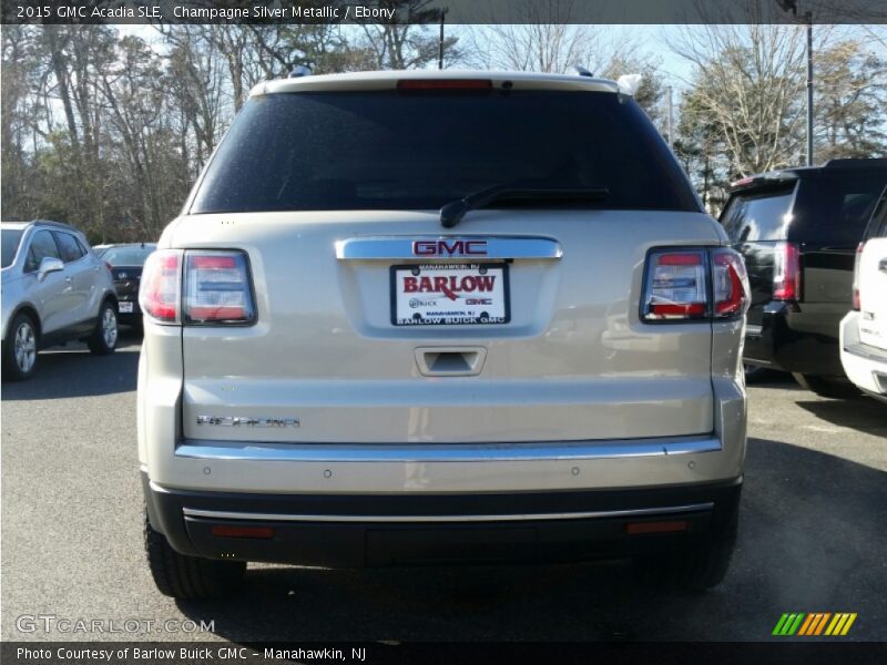 Champagne Silver Metallic / Ebony 2015 GMC Acadia SLE