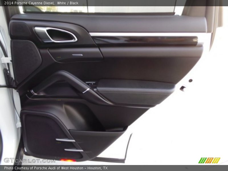White / Black 2014 Porsche Cayenne Diesel