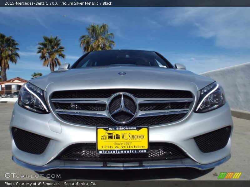 Iridium Silver Metallic / Black 2015 Mercedes-Benz C 300