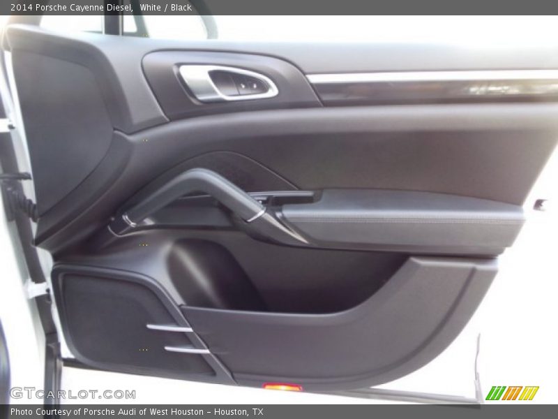 White / Black 2014 Porsche Cayenne Diesel