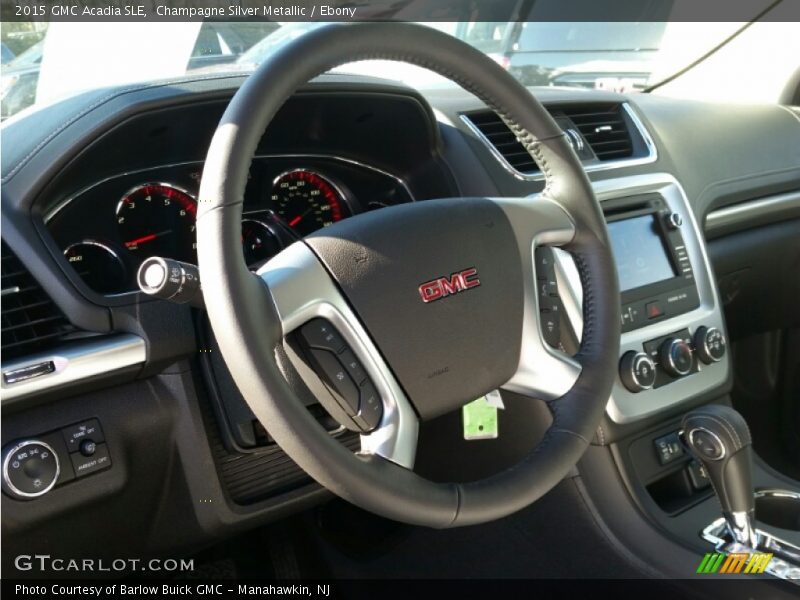 Champagne Silver Metallic / Ebony 2015 GMC Acadia SLE