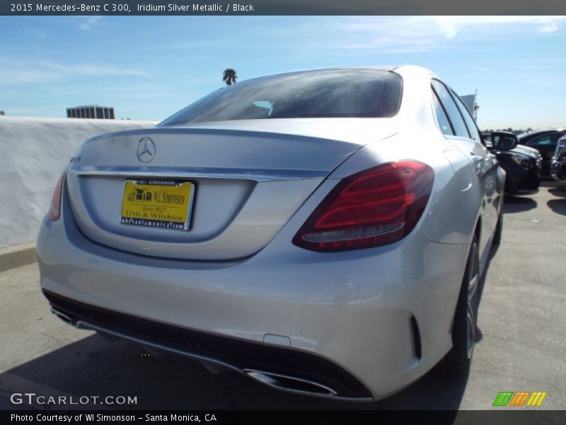 Iridium Silver Metallic / Black 2015 Mercedes-Benz C 300