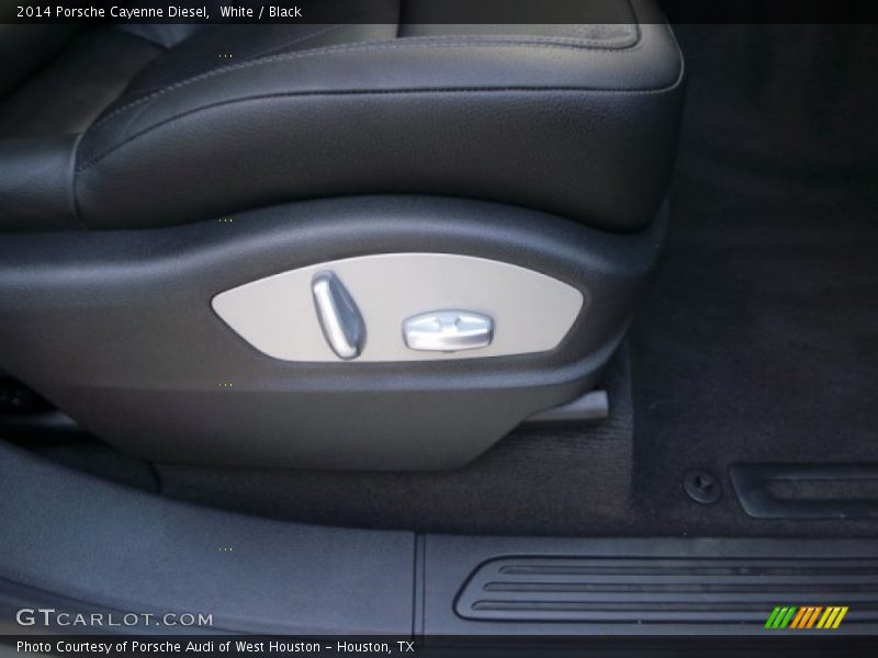 White / Black 2014 Porsche Cayenne Diesel
