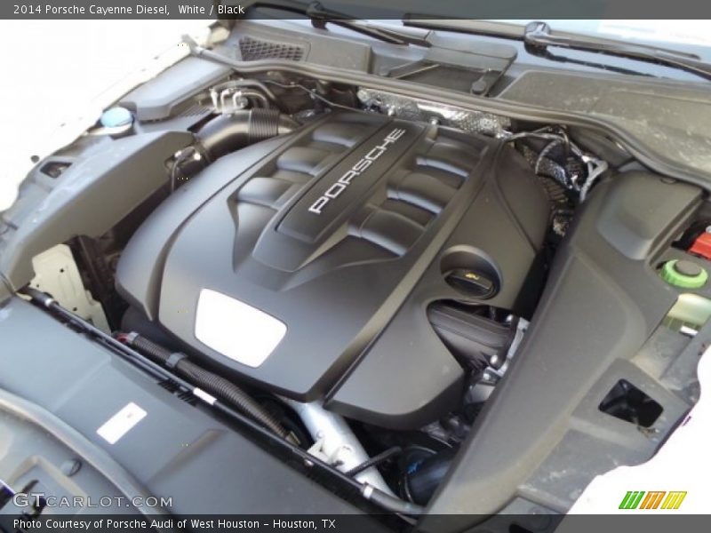 White / Black 2014 Porsche Cayenne Diesel