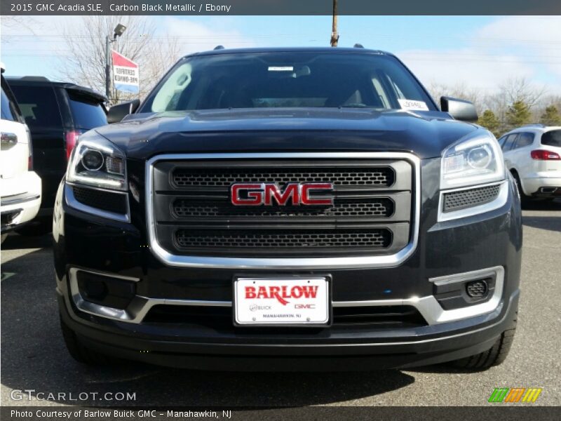 Carbon Black Metallic / Ebony 2015 GMC Acadia SLE