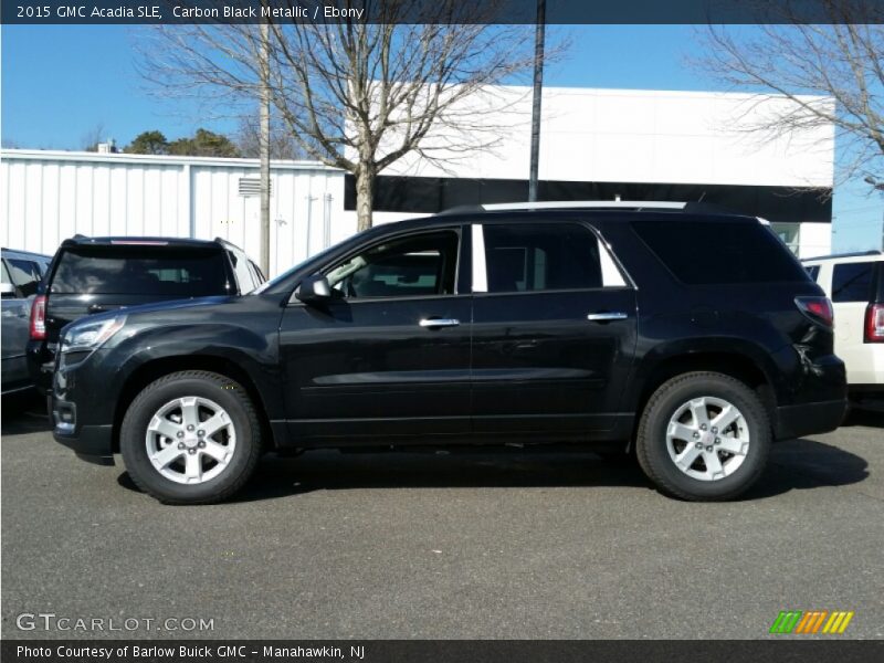 Carbon Black Metallic / Ebony 2015 GMC Acadia SLE