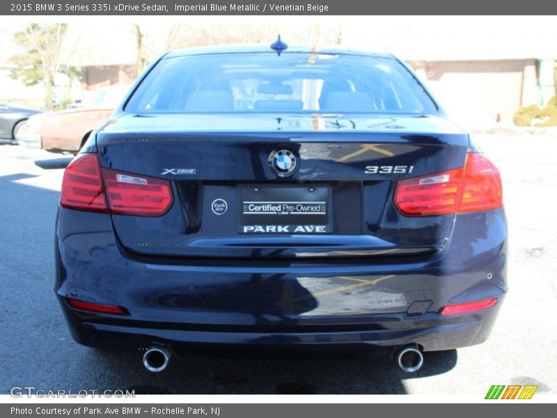 Imperial Blue Metallic / Venetian Beige 2015 BMW 3 Series 335i xDrive Sedan