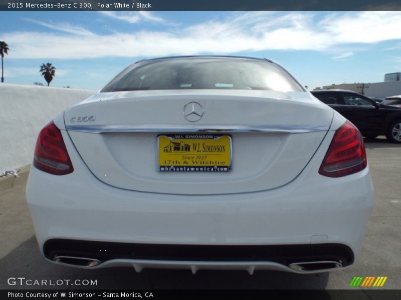 Polar White / Black 2015 Mercedes-Benz C 300