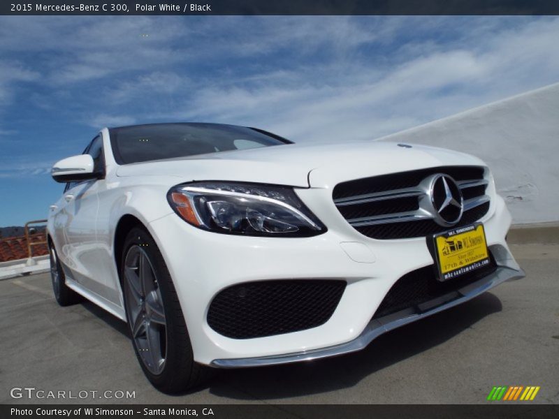 Polar White / Black 2015 Mercedes-Benz C 300