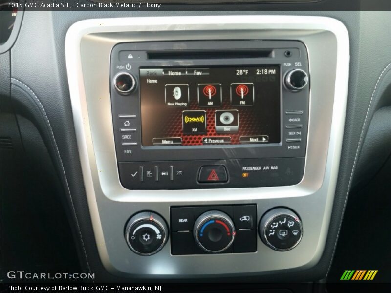 Carbon Black Metallic / Ebony 2015 GMC Acadia SLE