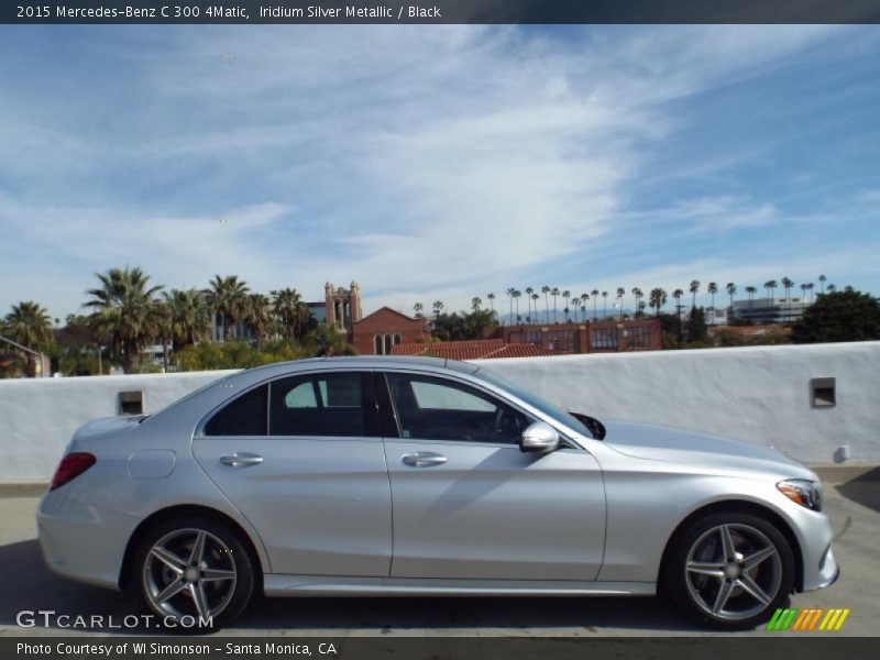 Iridium Silver Metallic / Black 2015 Mercedes-Benz C 300 4Matic