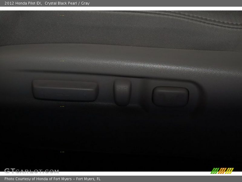 Crystal Black Pearl / Gray 2012 Honda Pilot EX