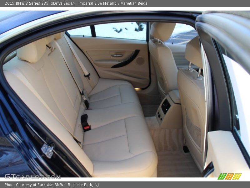 Rear Seat of 2015 3 Series 335i xDrive Sedan