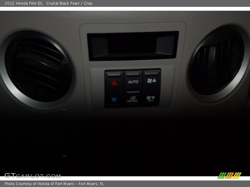 Crystal Black Pearl / Gray 2012 Honda Pilot EX