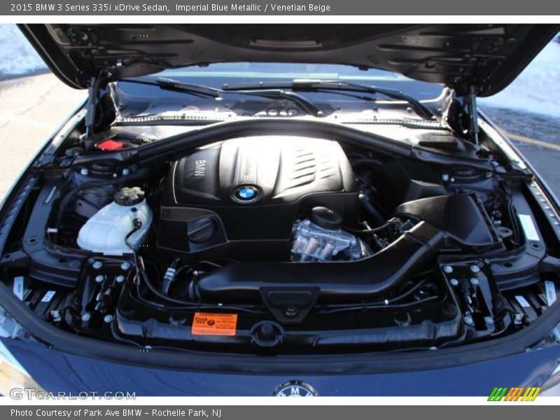 Imperial Blue Metallic / Venetian Beige 2015 BMW 3 Series 335i xDrive Sedan