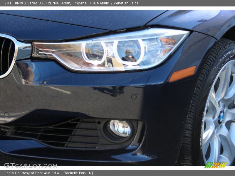 Imperial Blue Metallic / Venetian Beige 2015 BMW 3 Series 335i xDrive Sedan