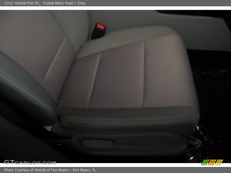 Crystal Black Pearl / Gray 2012 Honda Pilot EX